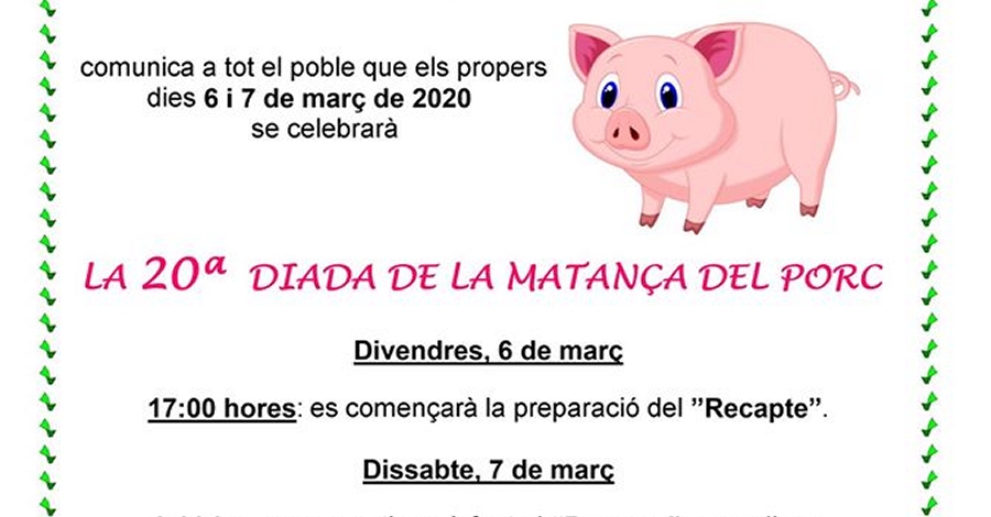 20a Diada de la Matana del Porc