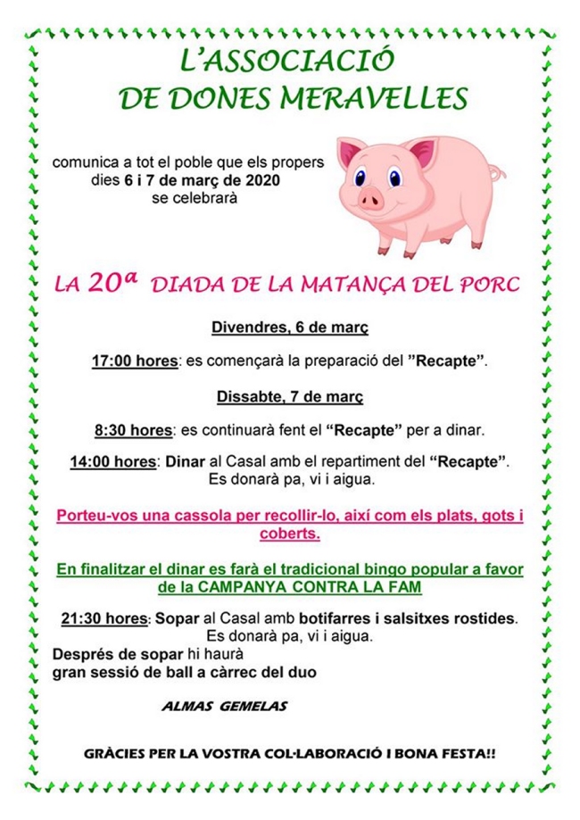 20a Diada de la Matana del Porc