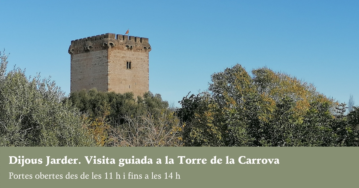 Dijous Jarder. Visita guiada a la Torre de la Carrova dAmposta