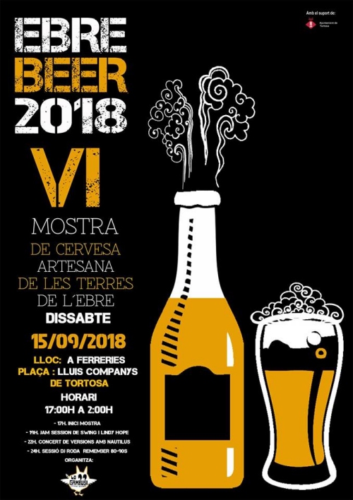 Ebre Beer. VI Mostra de cervesa artesana de les Terres de l’Ebre