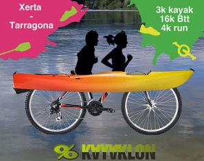 EBRE-KAYAKLON: caiac + BTT + running