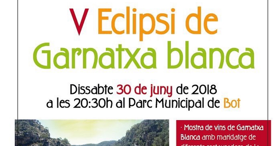 V Eclipsi Garnatxa blanca