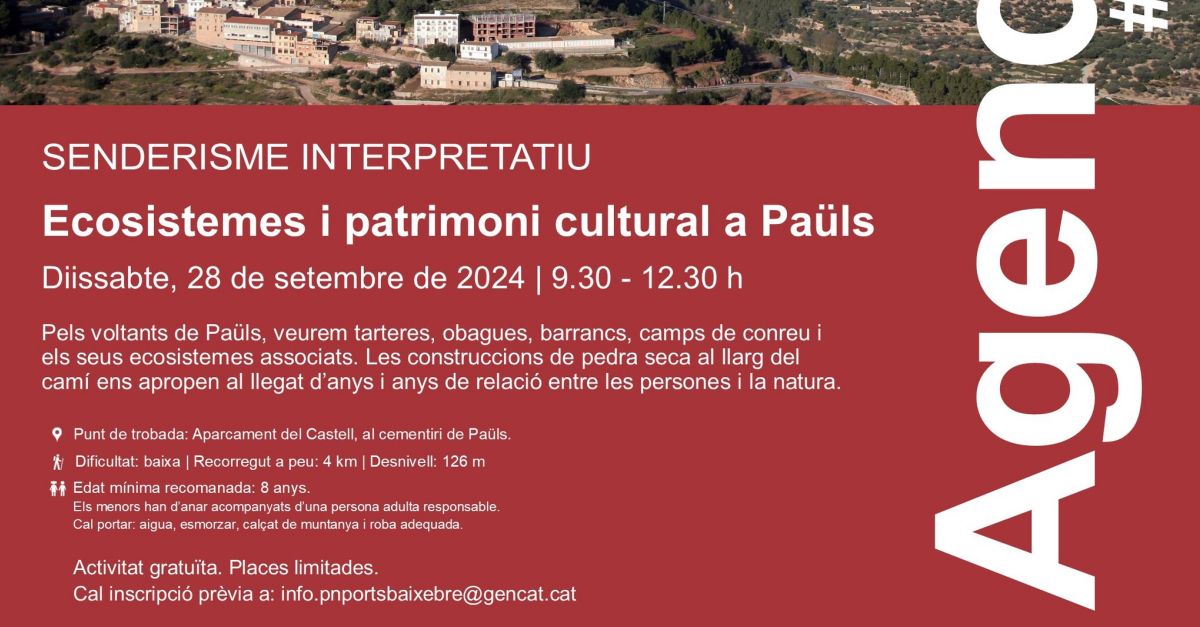 Senderismo interpretativo: Ecosistemas y patrimonio cultural en Pals