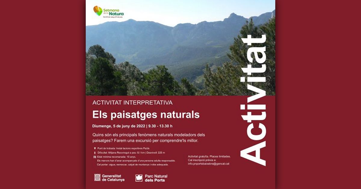 Actividad interpretativa: Els paisatges naturals