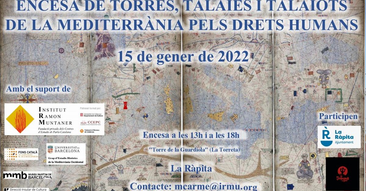 Encesa de torres, talaies i talaiots de la Mediterrnia pels drets humans: Torre de la Guardiola de la Rpita