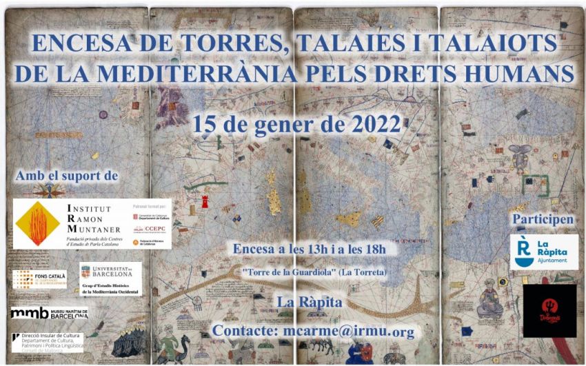 Encesa de torres, talaies i talaiots de la Mediterrnia pels drets humans: Torre de la Guardiola de la Rpita