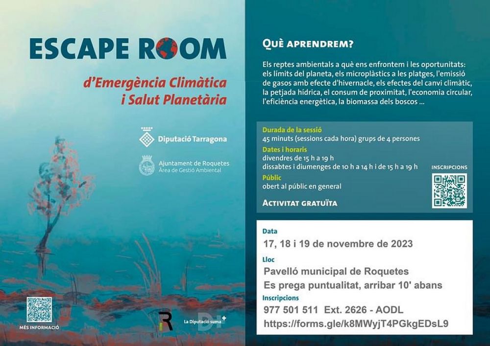 Escape Room dEmergncia Climtica i Salut Planetria