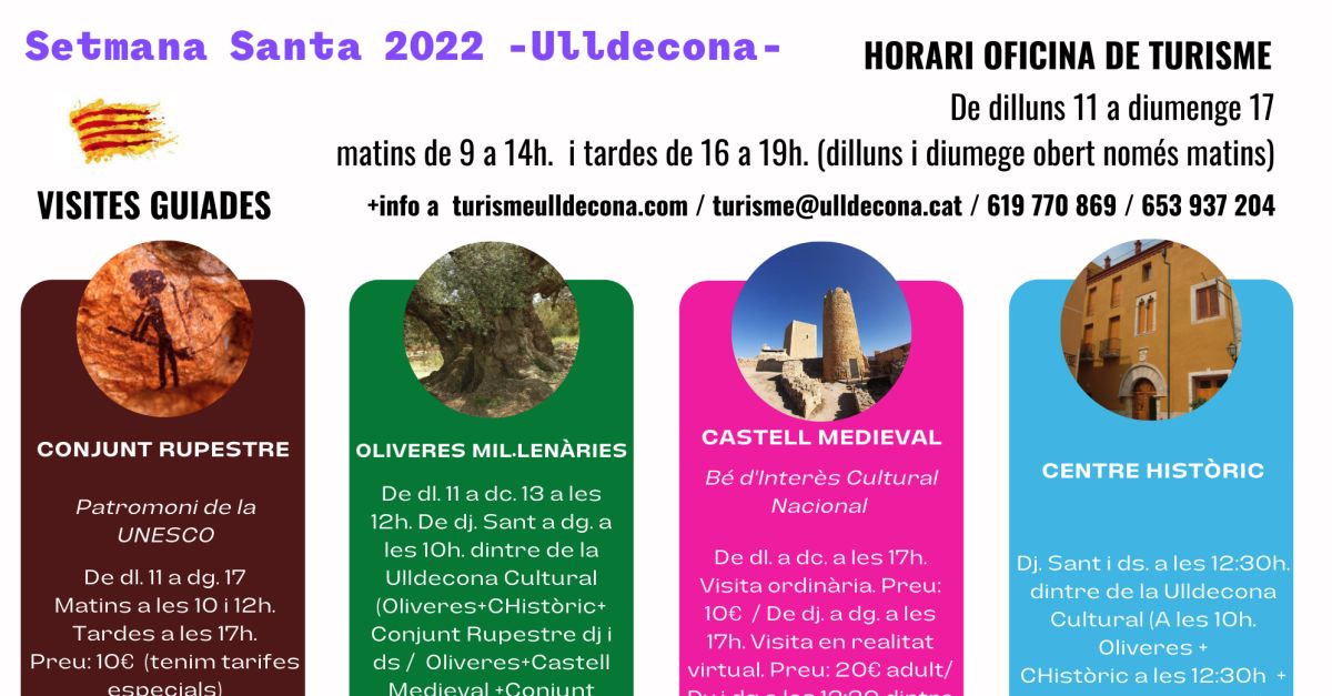 Visites guiades Ulldecona Especial Setmana Santa 2022