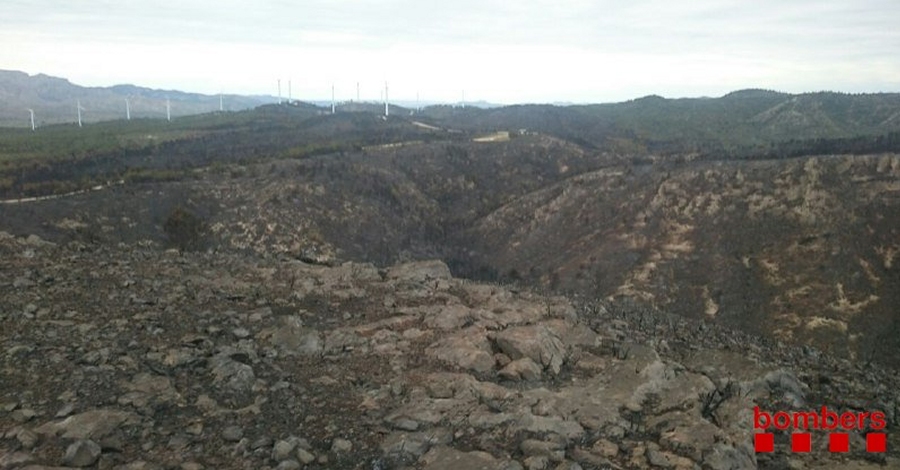 Estabilitzat l’incendi del Perell | EbreActiu.cat, revista digital d’oci actiu | Terres de l’Ebre ...