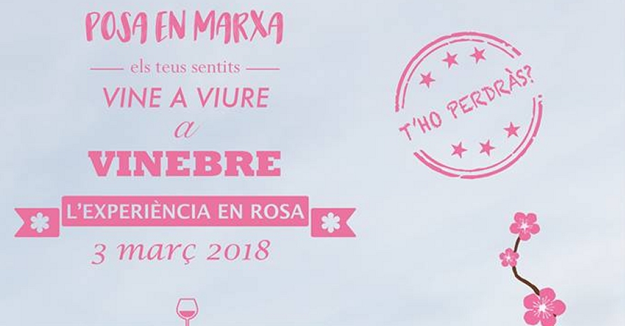 Lexperincia en rosa. Ruta observaci floraci a Vinebre