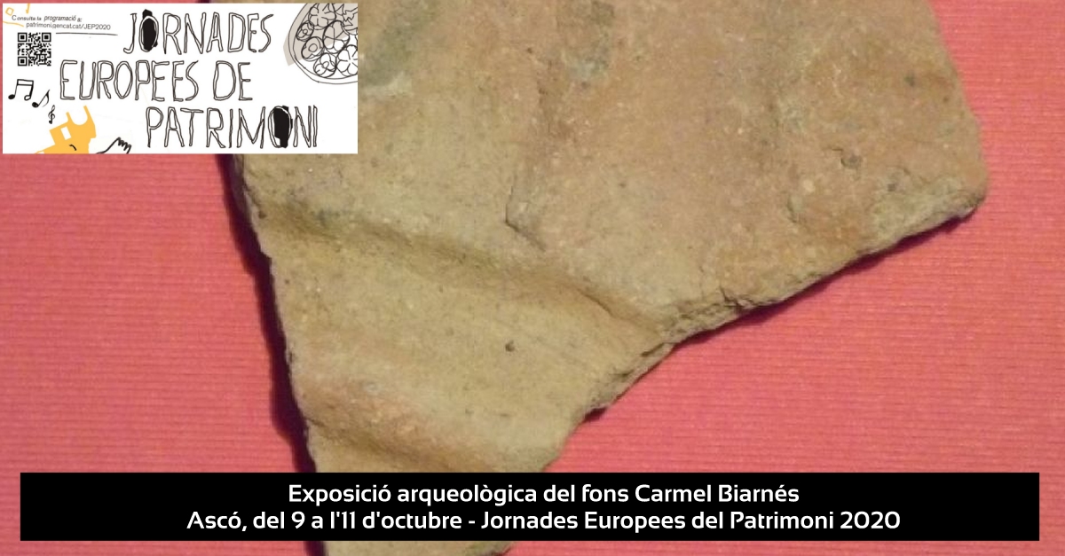 Exposici arqueolgica del fons Carmel Biarns #JEP2020