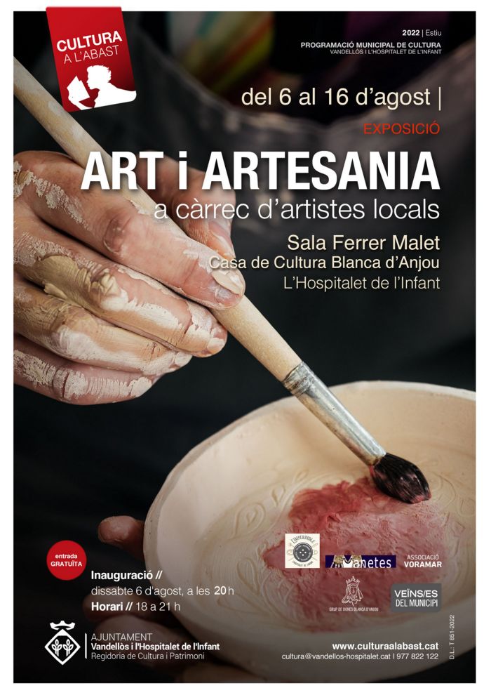 Art i Artesania. Exposici a crrec dartistes locals