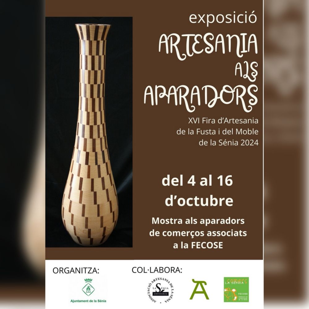 Exposici Artesania als aparadors