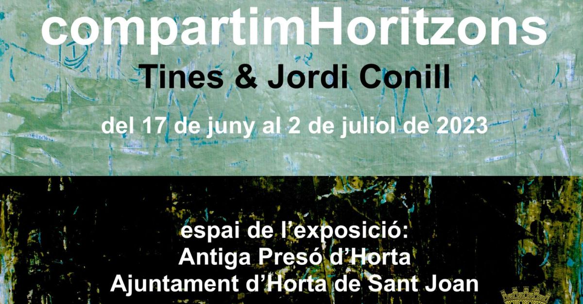 Exposicin de pintura: compartimHortizons, de Tines & Jordi Conill