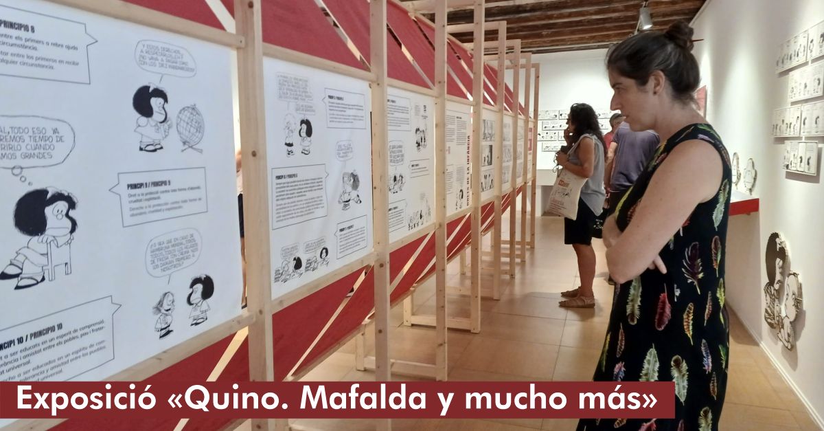 Exposici Quino. Mafalda y mucho ms