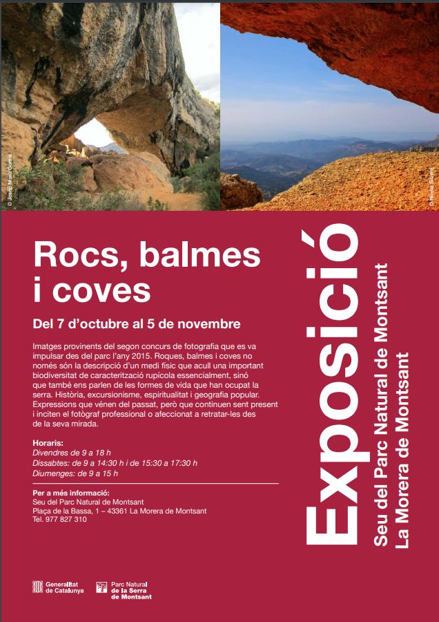 Exposici Rocs, balmes i coves