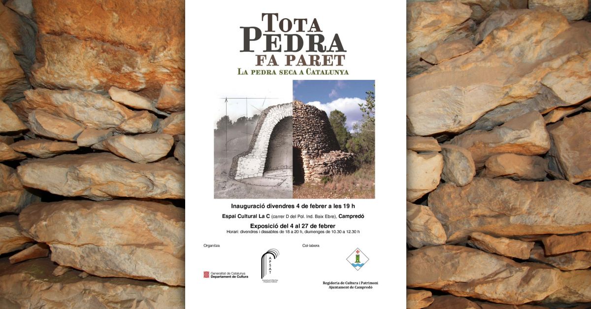 Exposicin Tota pedra fa paret. La pedra seca a Catalunya