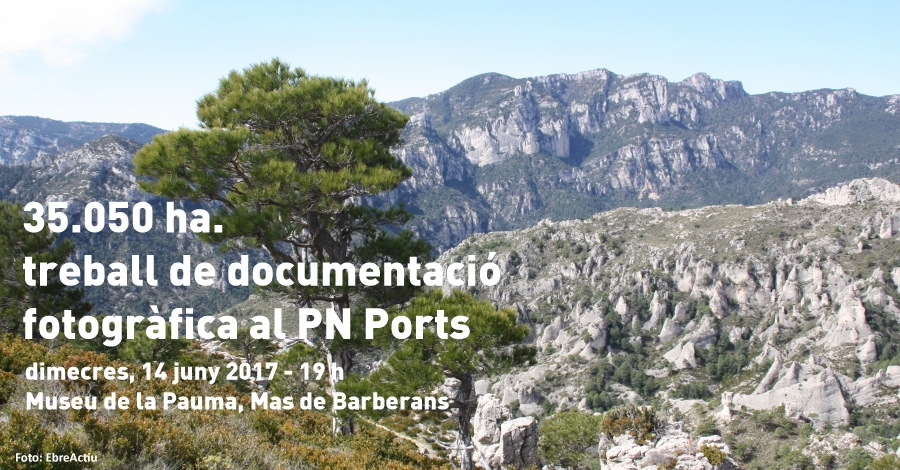 35.050 ha. Treball de documentaci fotogrfica al PN Ports