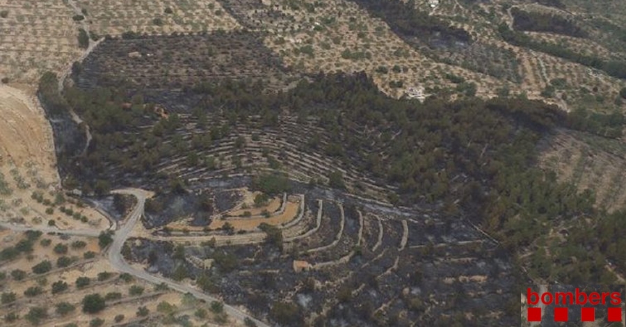 Extingit l’incendi del Perell | EbreActiu.cat, revista digital d’oci actiu | Terres de l’Ebre ...