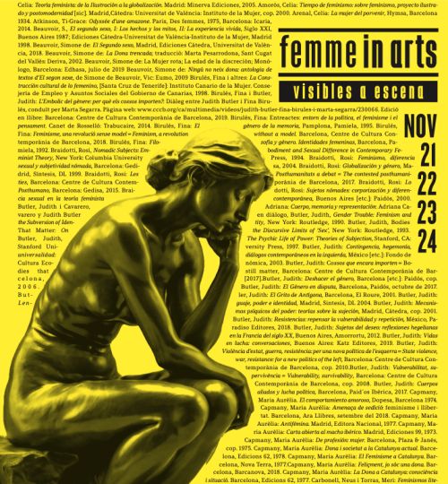 Femme in Arts 2024 visibilitzar el coneixement generat per dones i collectius dissidents | EbreActiu.cat, revista digital d’oci actiu | Terres de l’Ebre ...