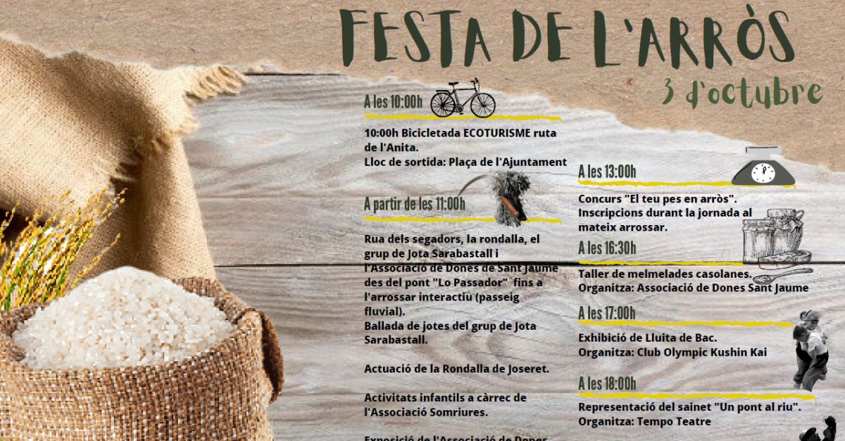 Sant Jaume d’Enveja ja ho t tot a punt per a la Festa de l’Arrs | EbreActiu.cat, revista digital d’oci actiu | Terres de l’Ebre ...