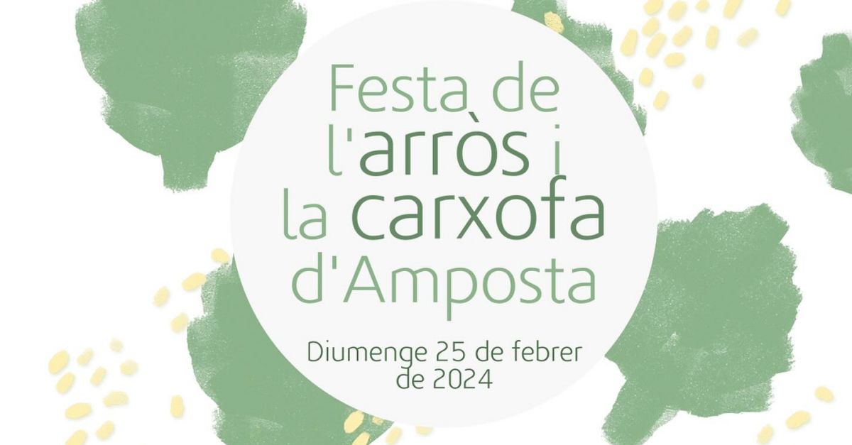 Festa de larrs i la carxofa dAmposta 2024