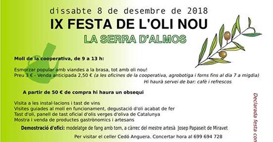 IX Festa de lOli Nou a la Serra dAlmos