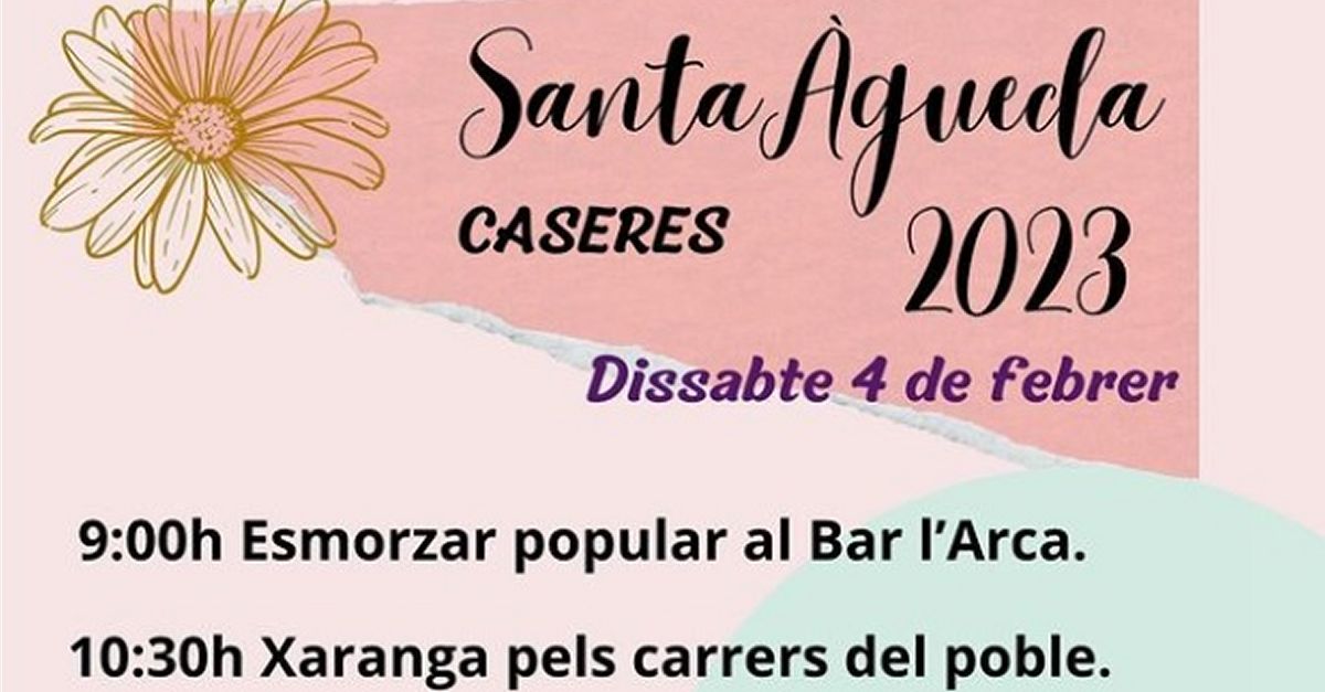 Festa de Santa gueda a Caseres