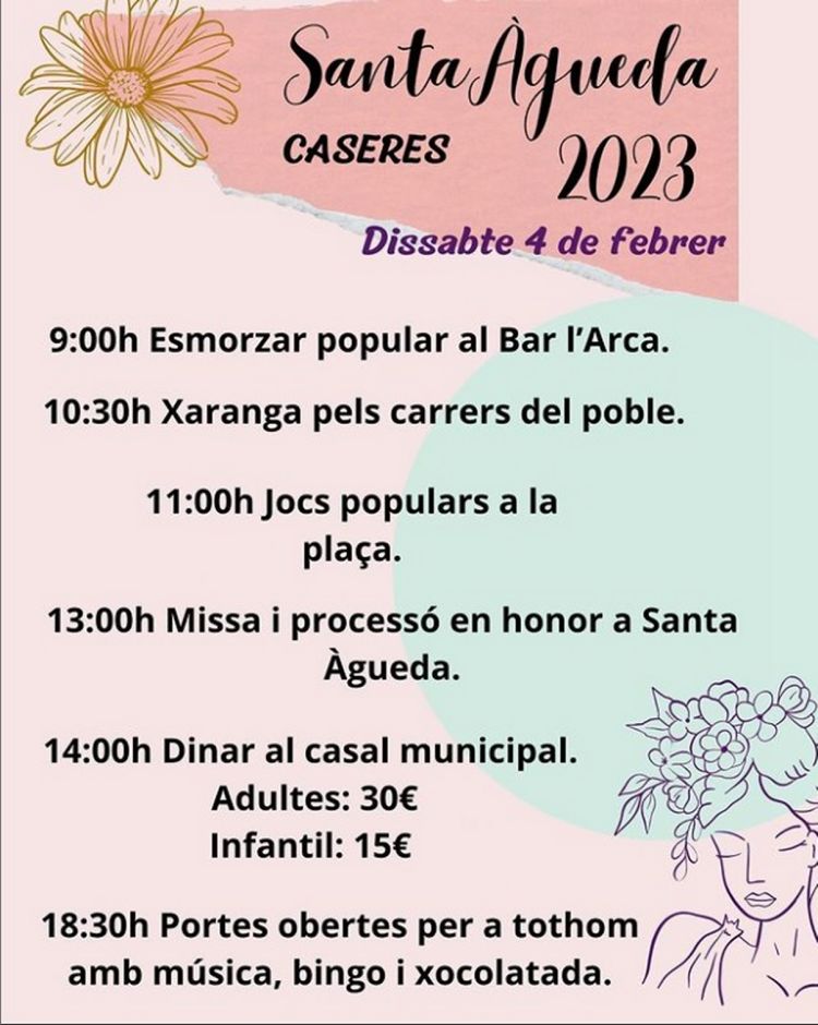 Festa de Santa gueda a Caseres