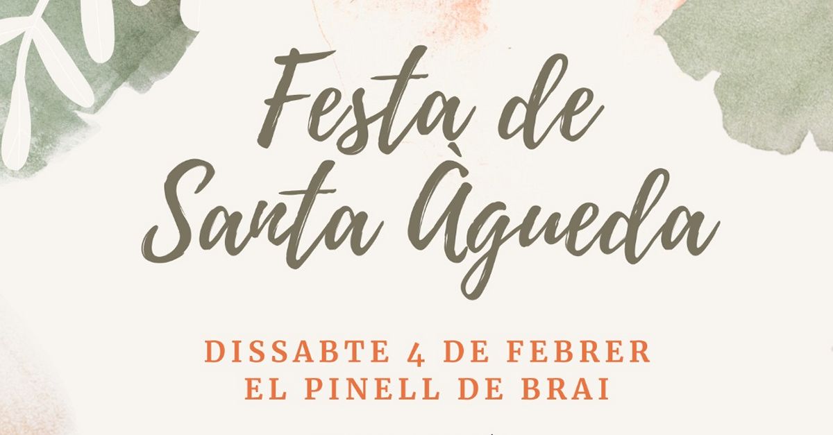 Fiesta de Santa gueda en Pinell de Brai