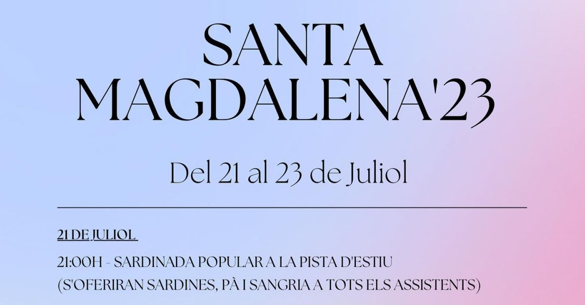 Fiesta de Santa Magdalena en Caseres