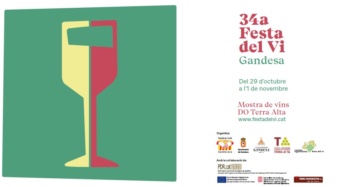 34a Festa del Vi de Gandesa. Mostra de vins de la DO Terra Alta