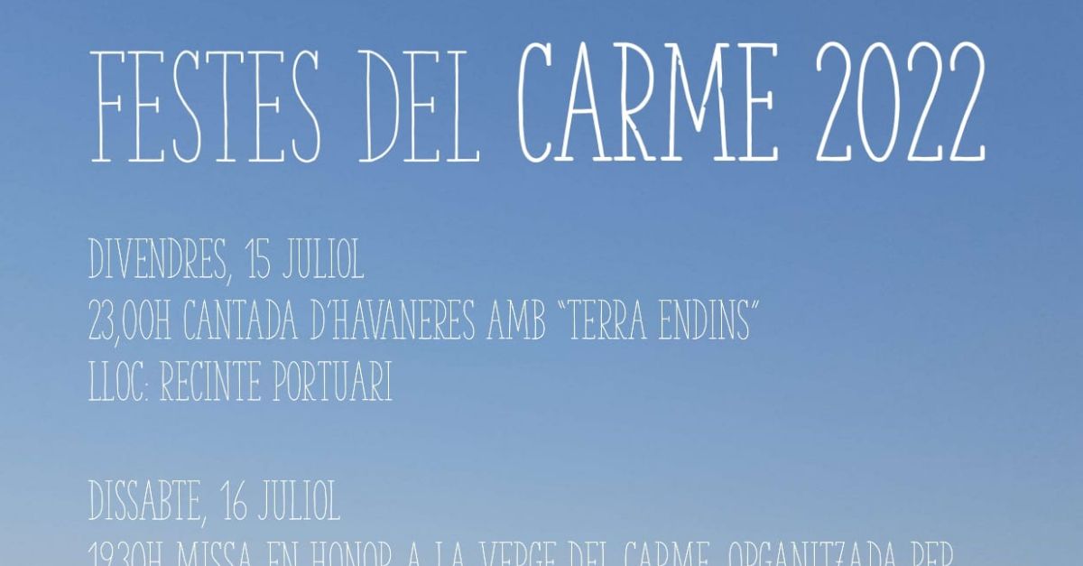 Fiestas del Carmen en las Cases dAlcanar