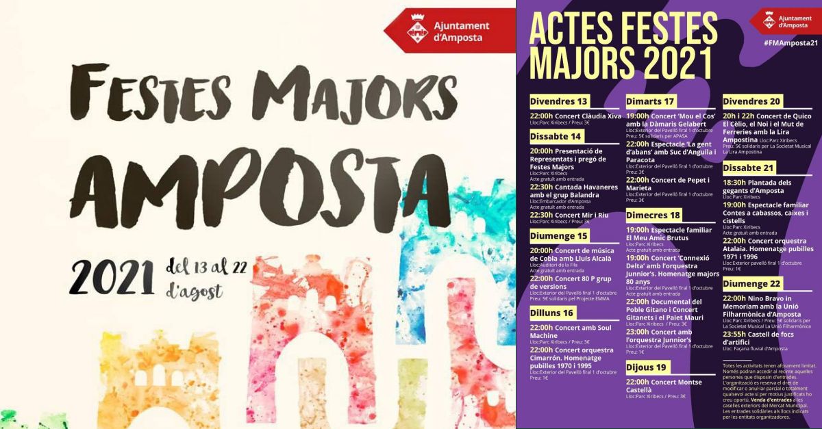 Festes Majors Amposta 2021