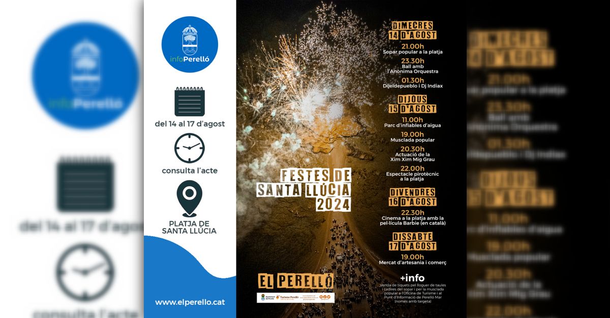 Fiestas de Santa Llcia 2024 al Perell