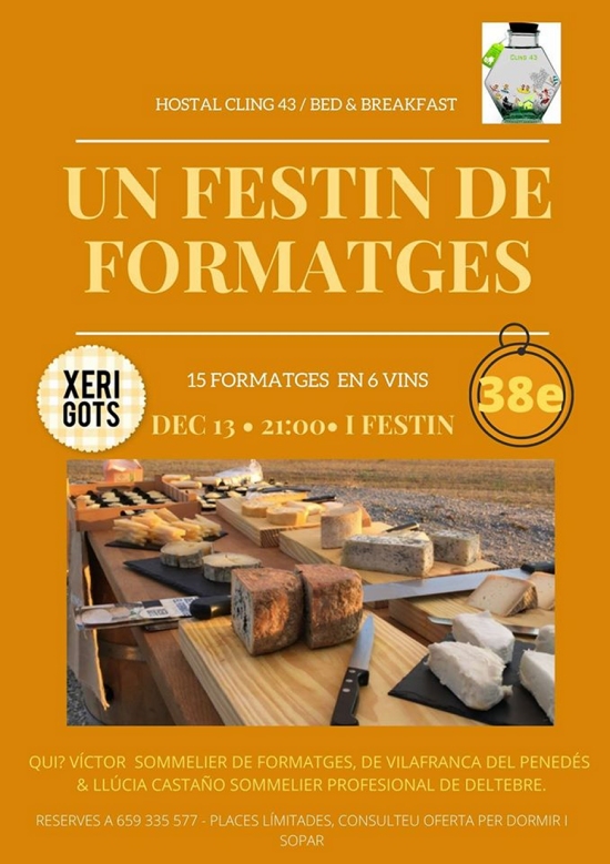 Un fest de formatges a l’Hostal Cling 43