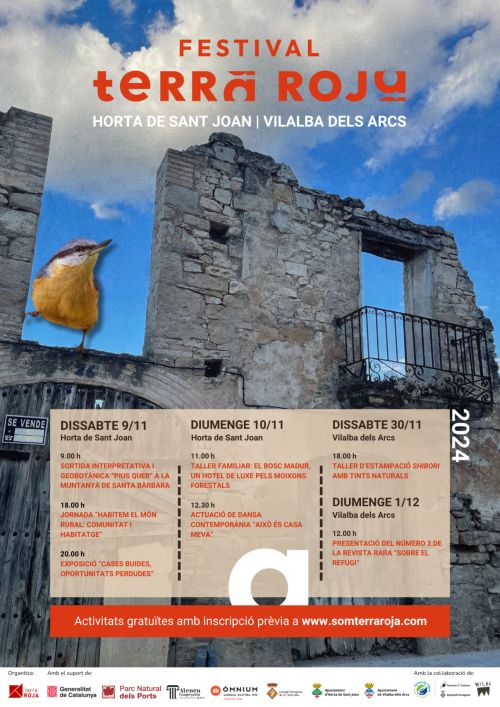 La segona edici del Festival Terra Roja se centra en la crisi de l’habitatge al mn rural | EbreActiu.cat, revista digital d’oci actiu | Terres de l’Ebre ...