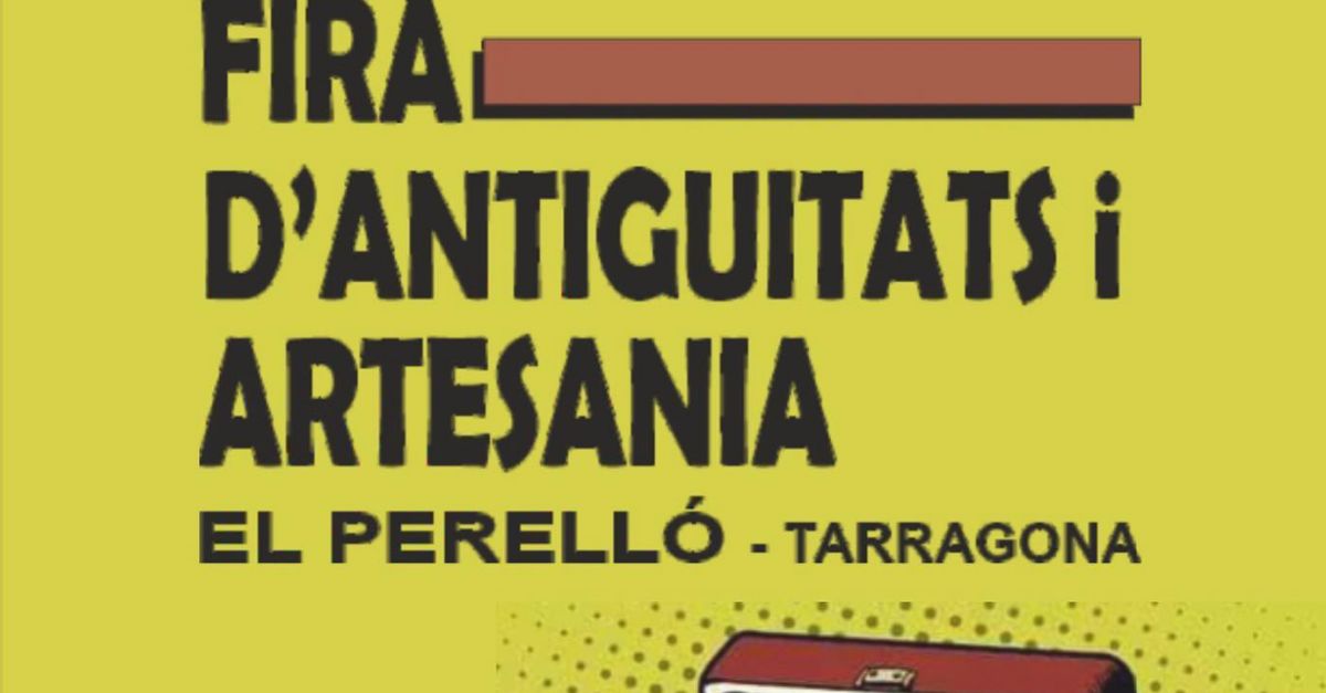 I Feria de antiguedades y artesana del Perell