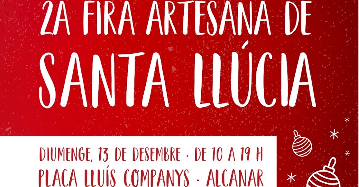 2a Fira Artesana de Santa Llcia