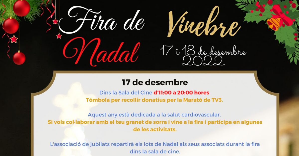 Feria de Navidad de Vinebre