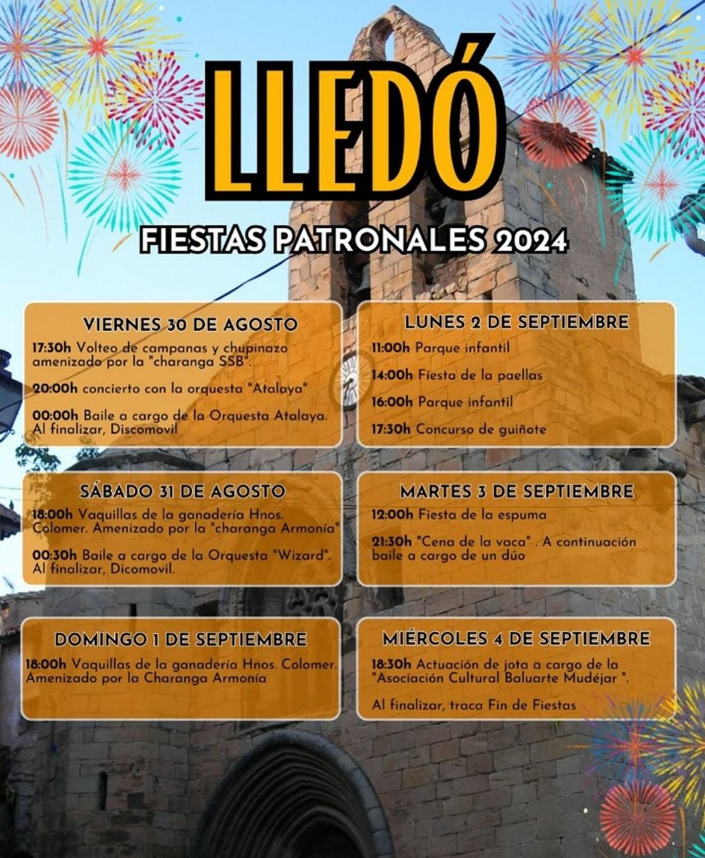 Festes patronals Lled 2024