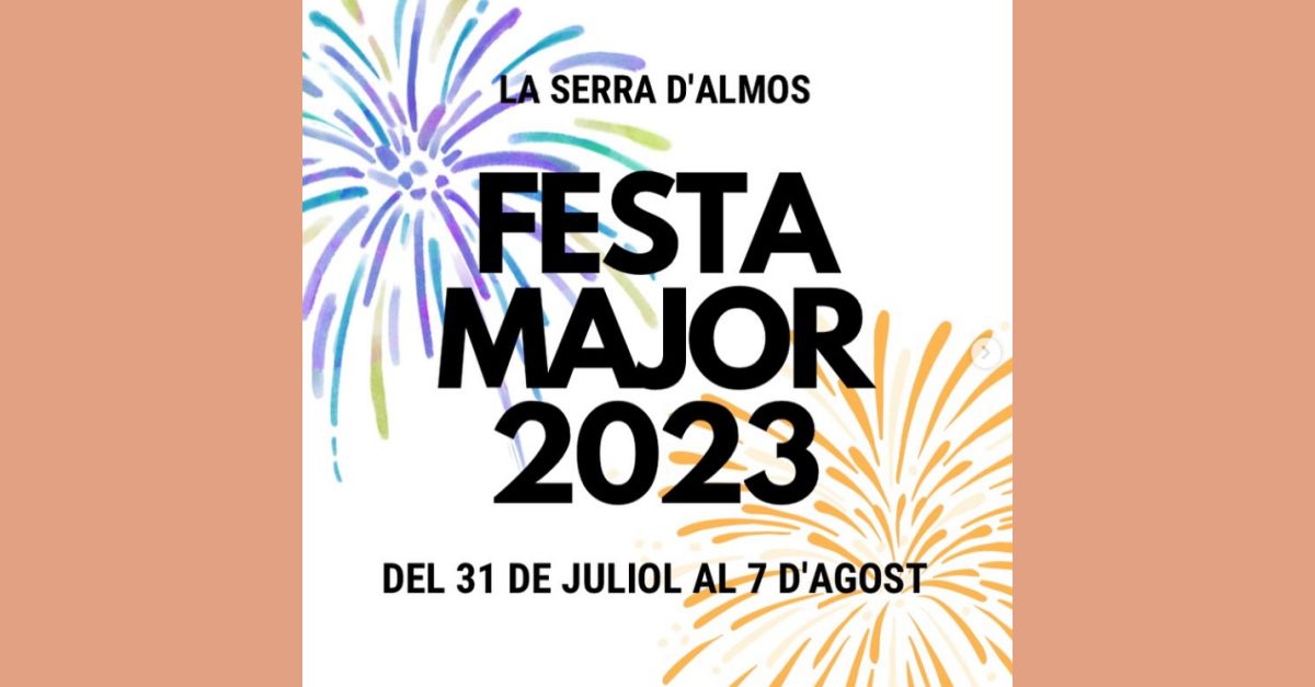 Fiesta Mayor 2023 la Serra dAlmos