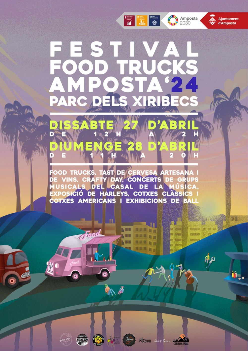 El festival de Food Trucks d’Amposta celebra set anys al parc dels Xiribecs | EbreActiu.cat, revista digital d’oci actiu | Terres de l’Ebre ...