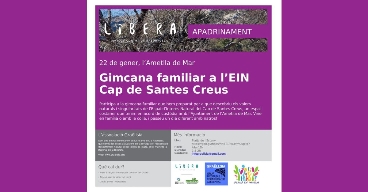 Gimcana familiar a lEIN Cap de Santes Creus