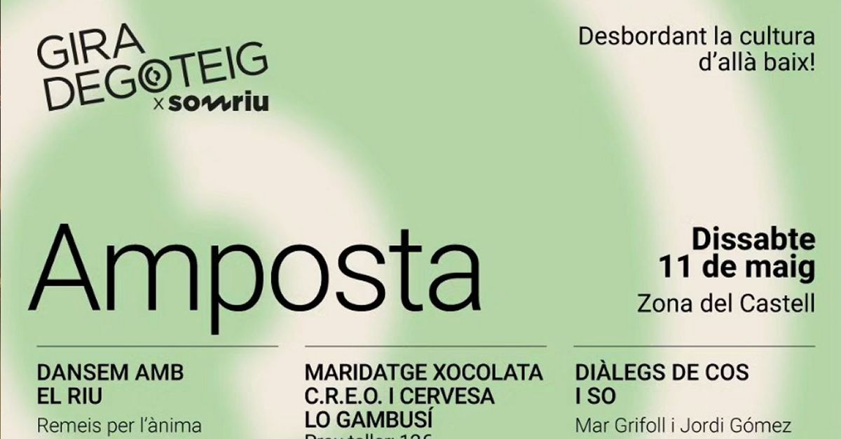 Gira Degoteig x Somriu  Amposta