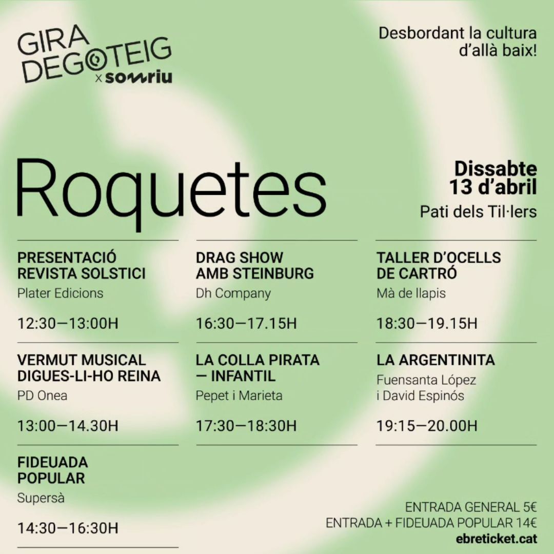 Gira Degoteig x Somriu  Roquetes