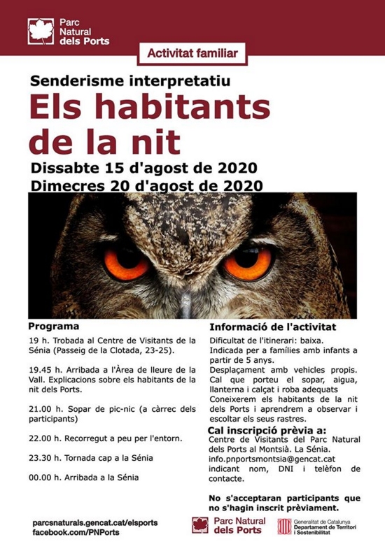 Senderisme interpretatiu: Els habitants de la nit