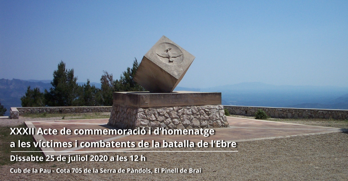 XXXII acte de commemoraci i dhomenatge a les vctimes i combatents de la batalla de lEbre