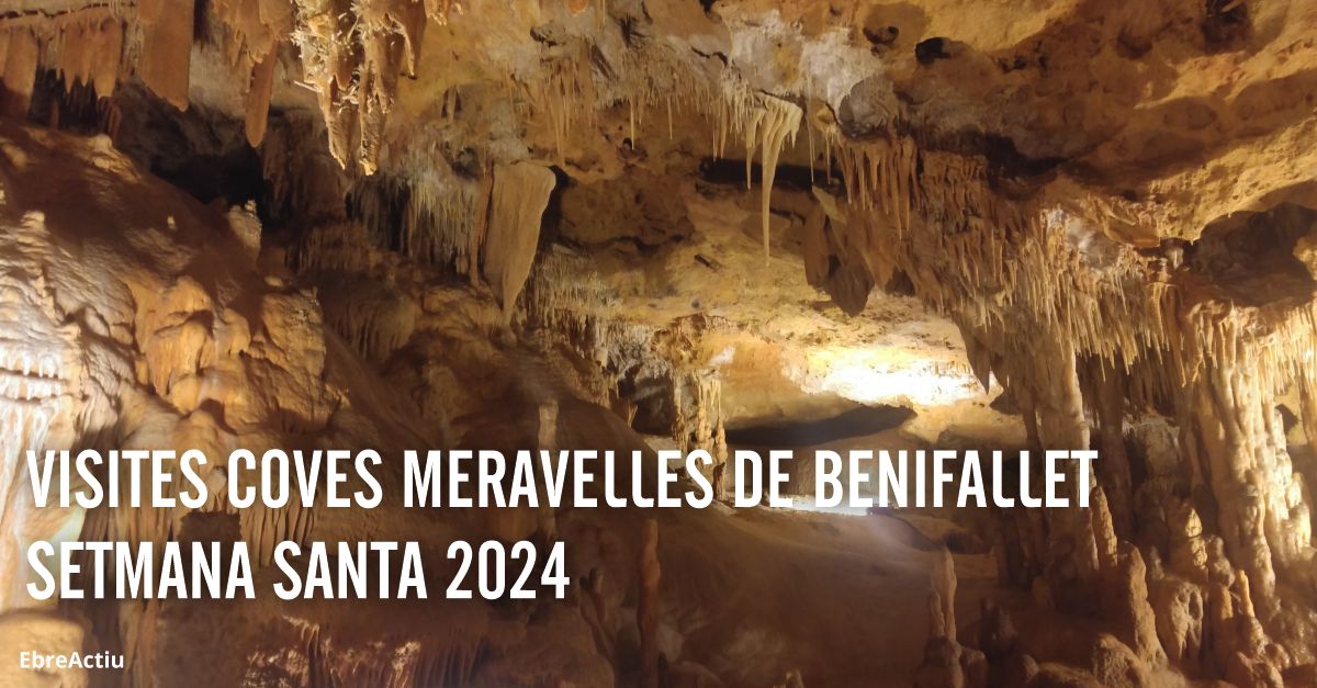 Visites a les Coves Meravelles de Benifallet - Setmana Santa 2024