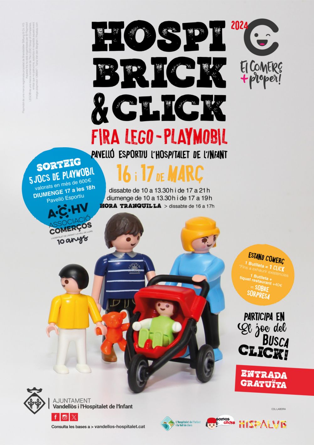 Hospi Brick & Click Fira Lego-Playmobil